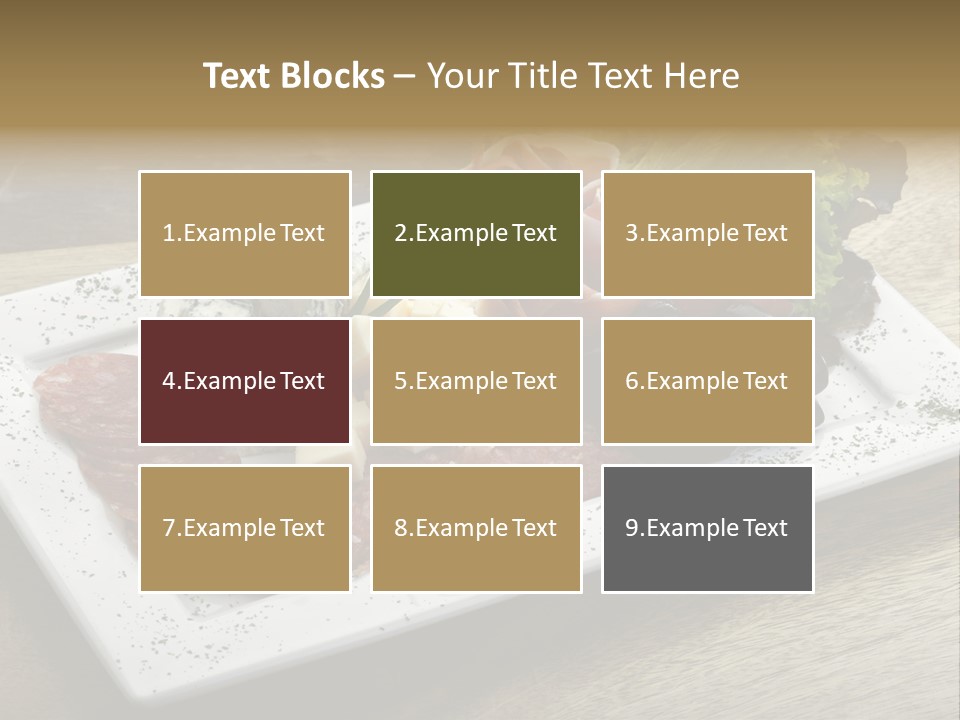 Meal Sauceboat Fresh PowerPoint Template