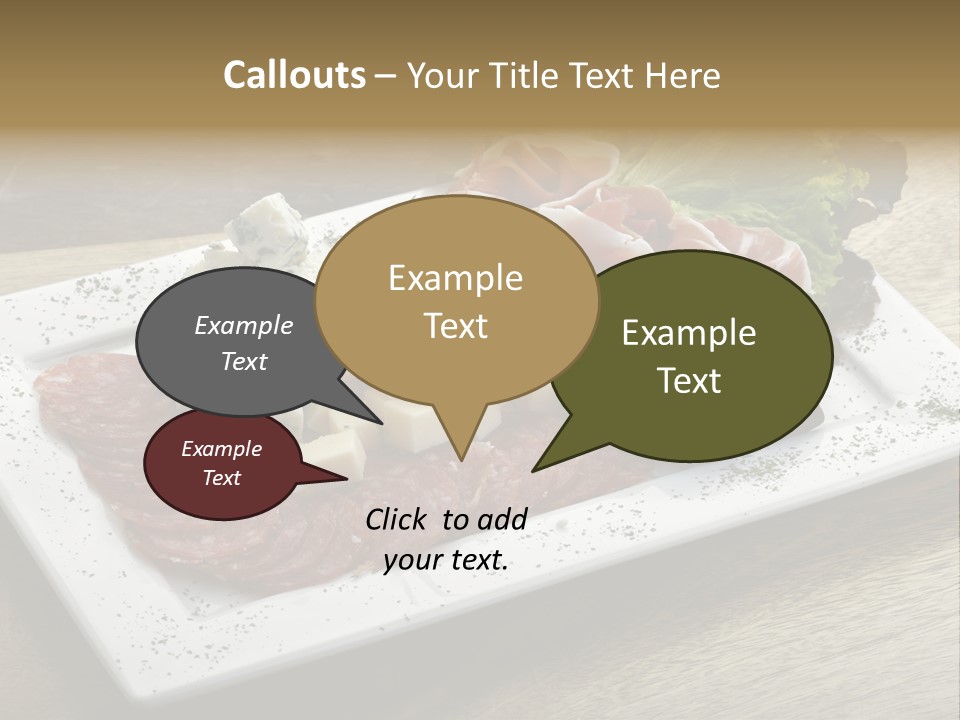 Meal Sauceboat Fresh PowerPoint Template