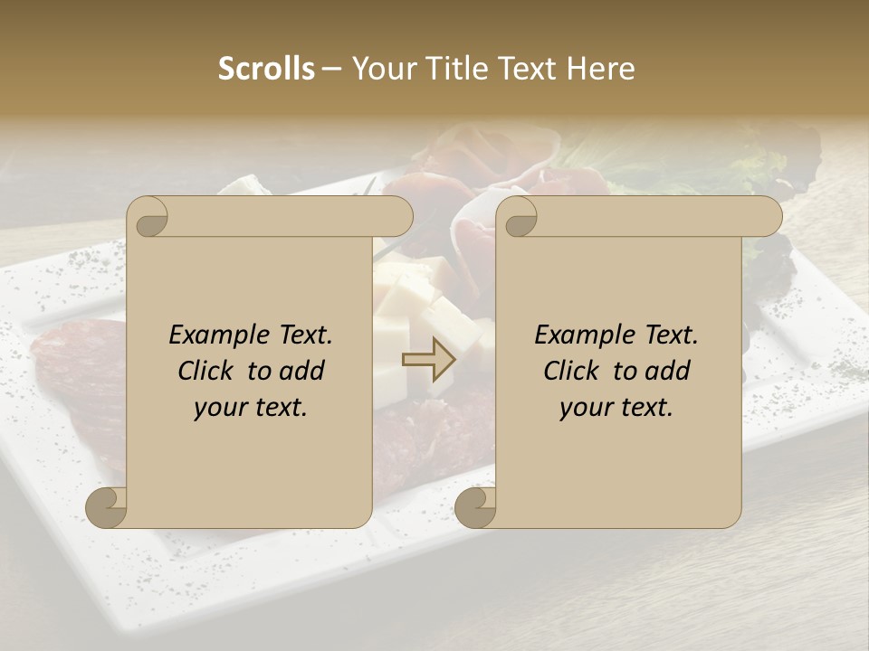 Meal Sauceboat Fresh PowerPoint Template
