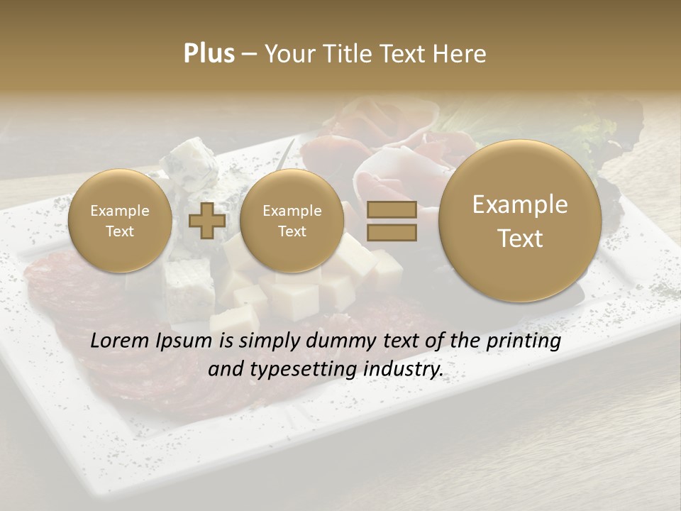 Meal Sauceboat Fresh PowerPoint Template
