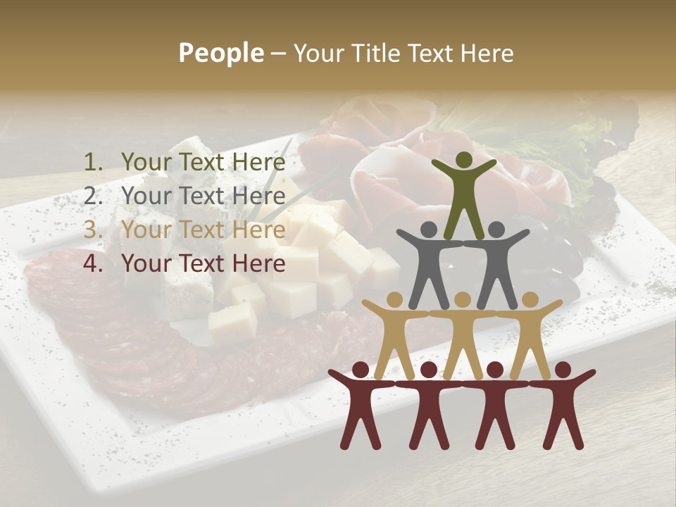 Meal Sauceboat Fresh PowerPoint Template