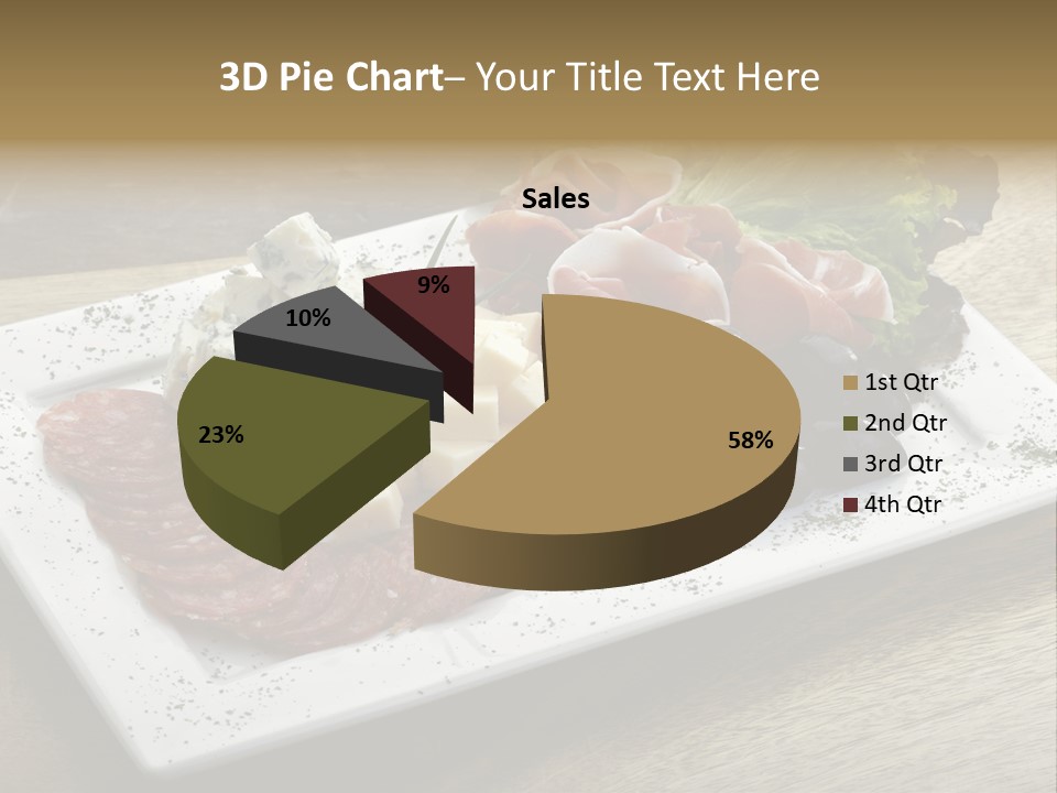 Meal Sauceboat Fresh PowerPoint Template