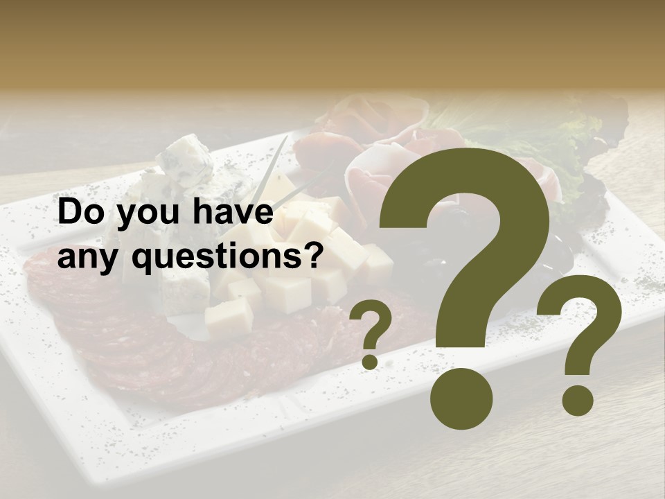 Meal Sauceboat Fresh PowerPoint Template