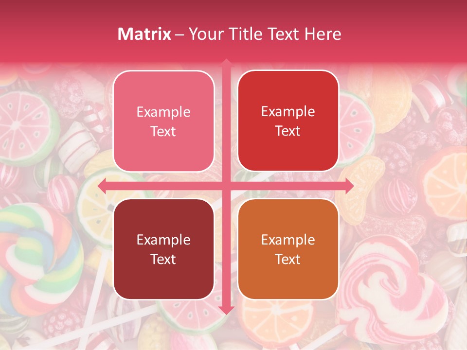 Many Sweet Food PowerPoint Template