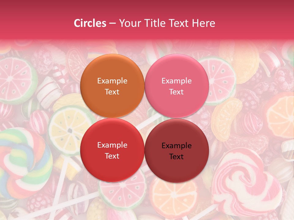 Many Sweet Food PowerPoint Template