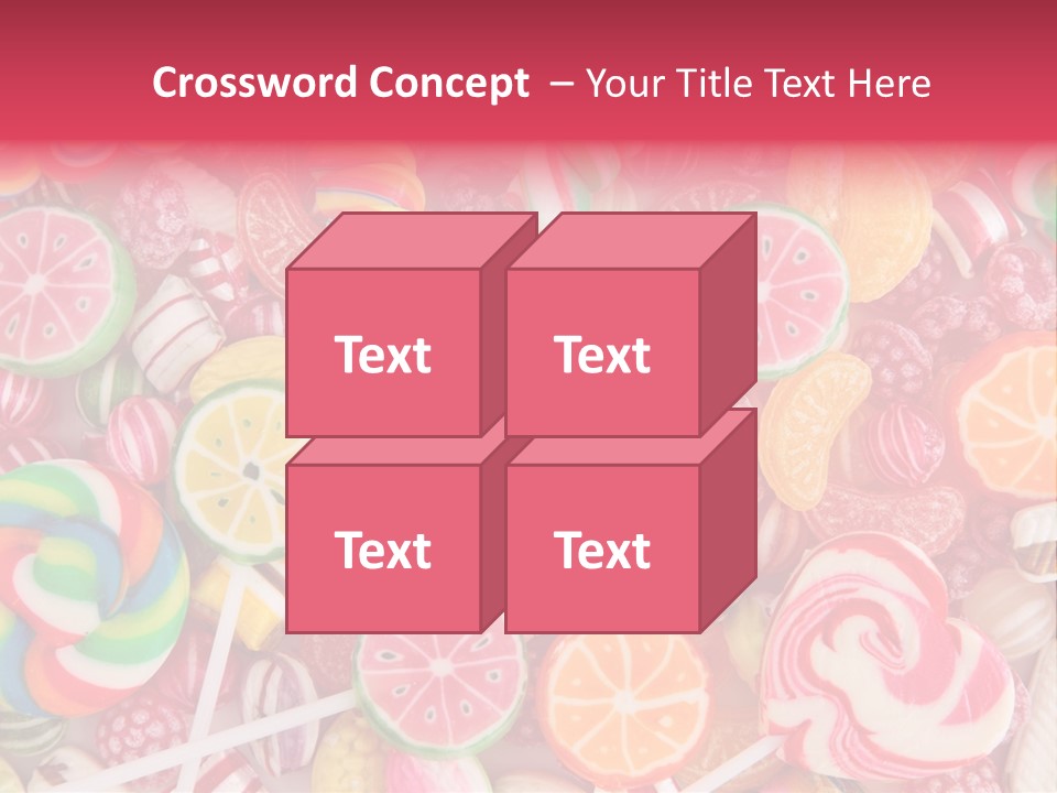 Many Sweet Food PowerPoint Template