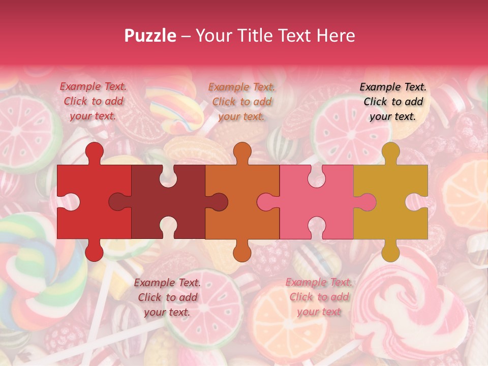 Many Sweet Food PowerPoint Template