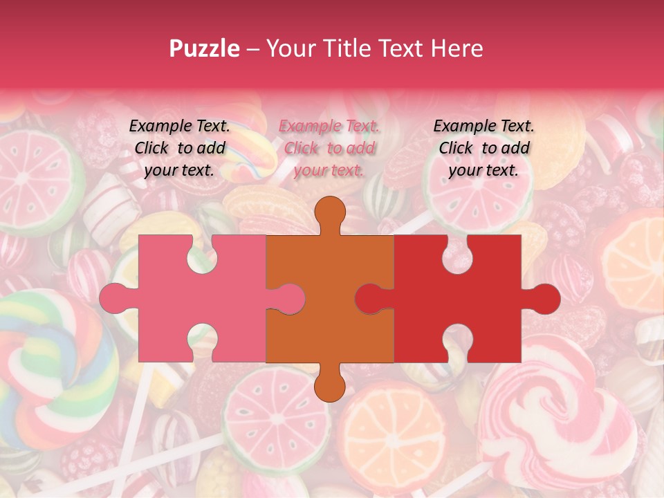 Many Sweet Food PowerPoint Template