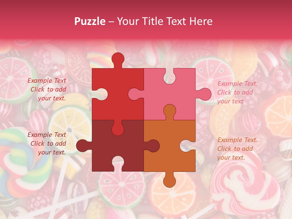 Many Sweet Food PowerPoint Template