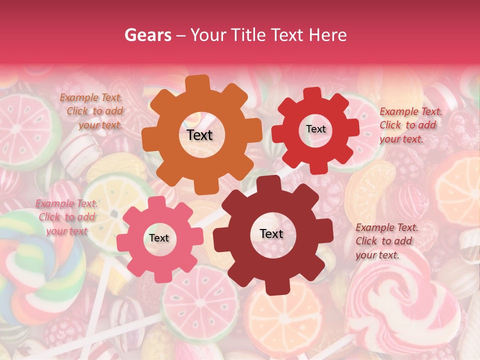 Many Sweet Food PowerPoint Template
