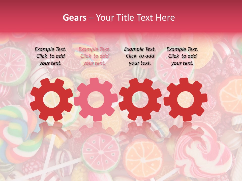 Many Sweet Food PowerPoint Template