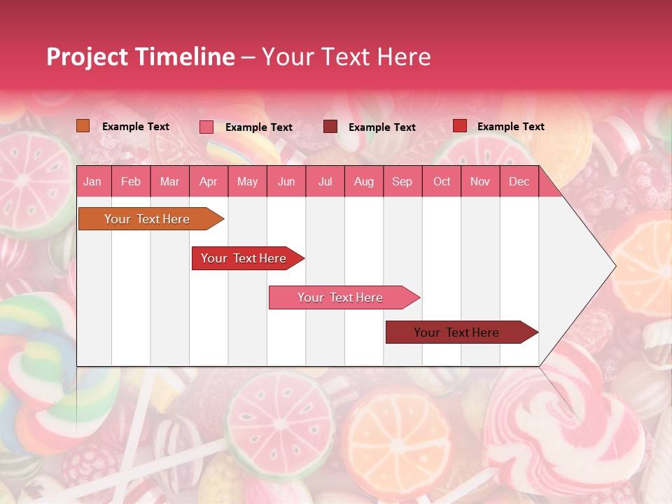 Many Sweet Food PowerPoint Template