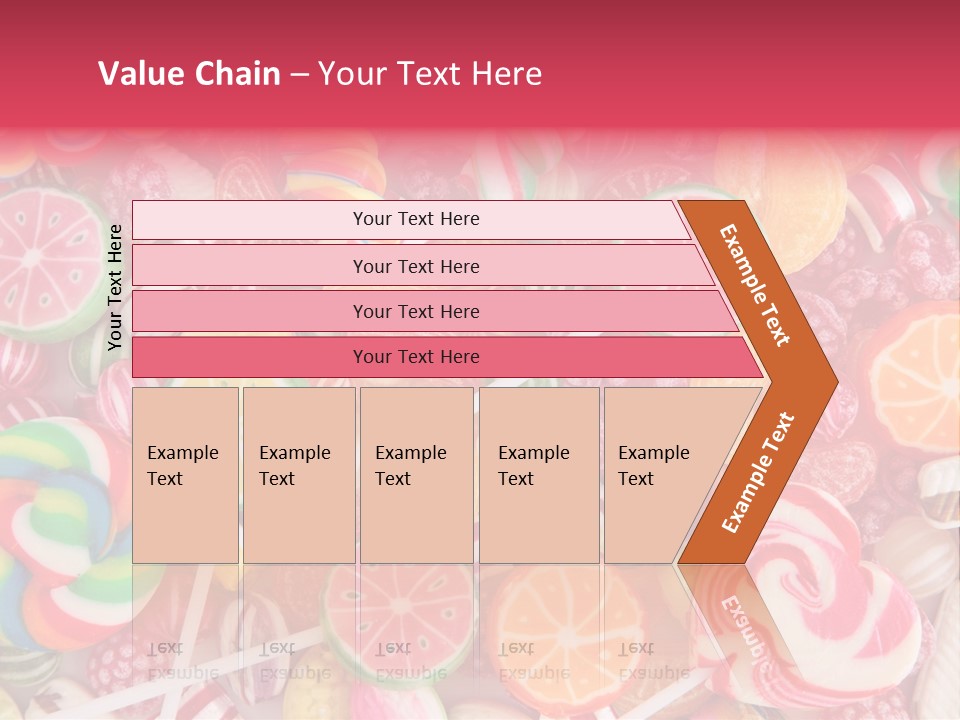 Many Sweet Food PowerPoint Template