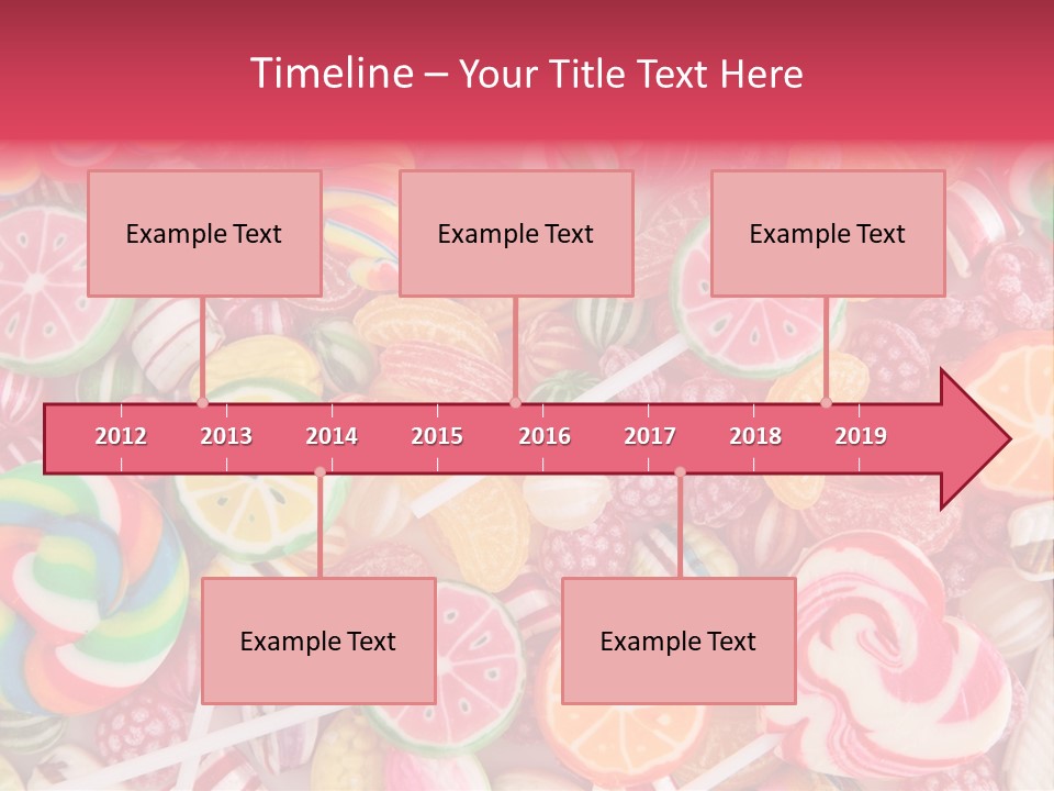 Many Sweet Food PowerPoint Template