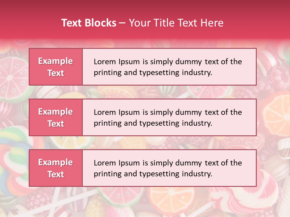 Many Sweet Food PowerPoint Template