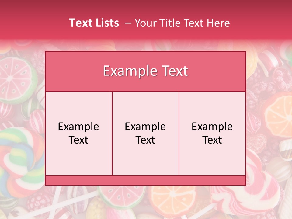 Many Sweet Food PowerPoint Template