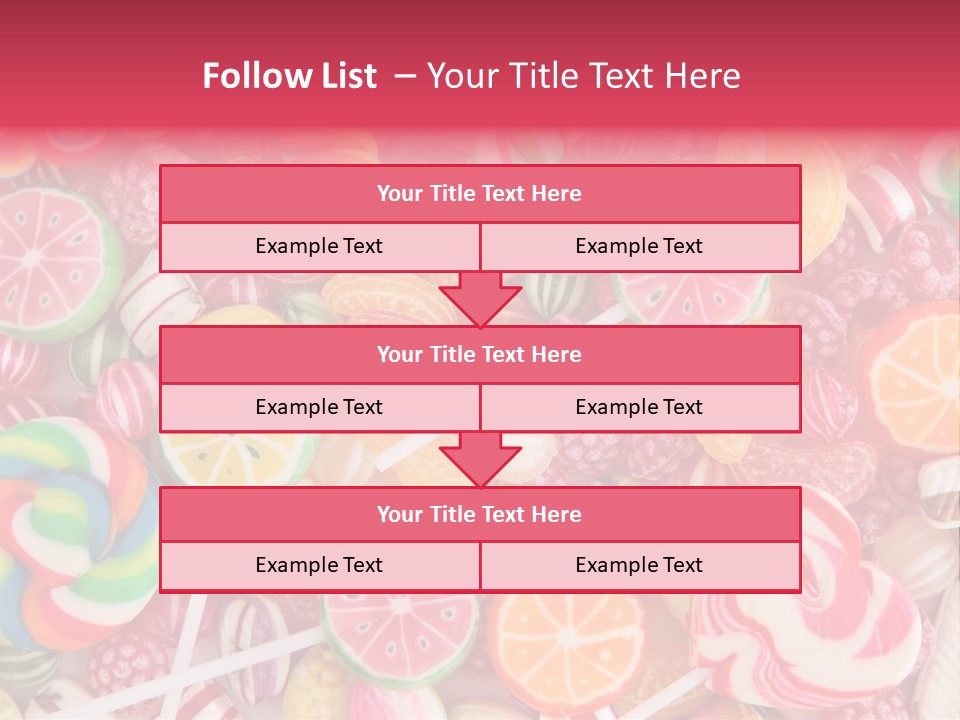 Many Sweet Food PowerPoint Template
