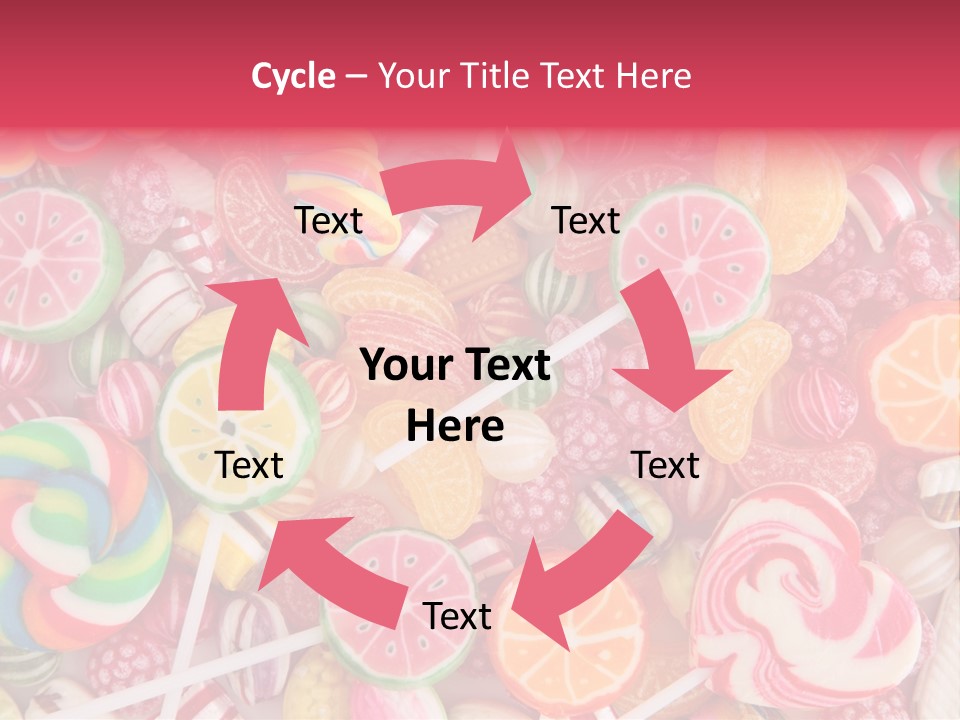 Many Sweet Food PowerPoint Template