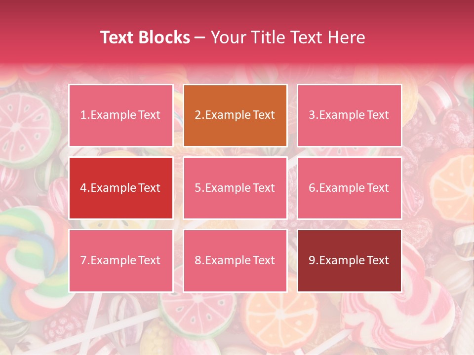 Many Sweet Food PowerPoint Template