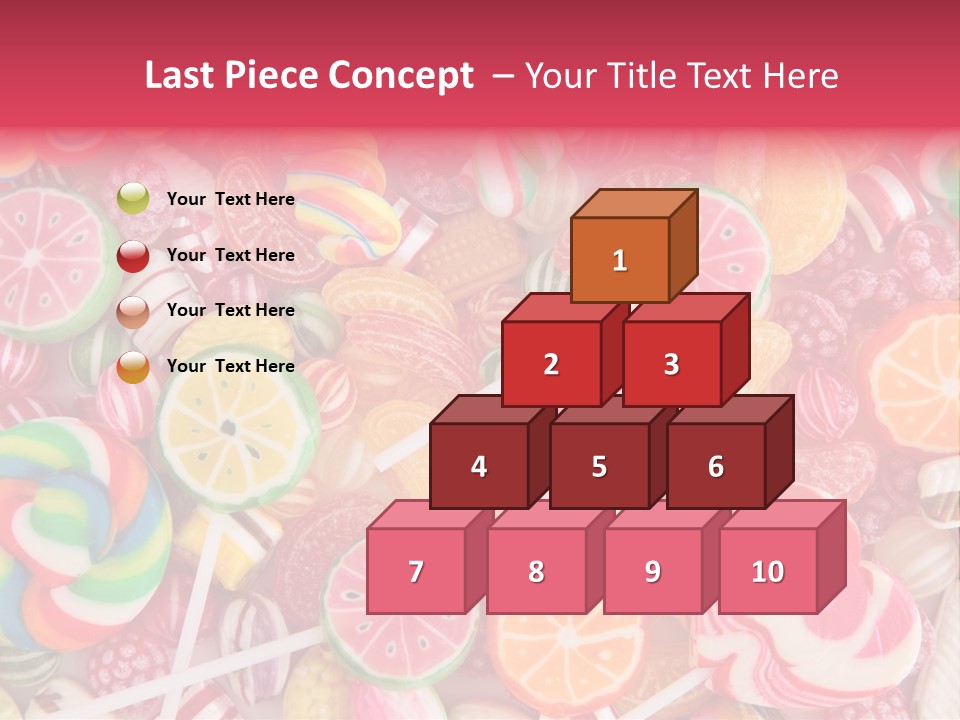 Many Sweet Food PowerPoint Template
