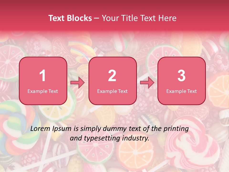 Many Sweet Food PowerPoint Template