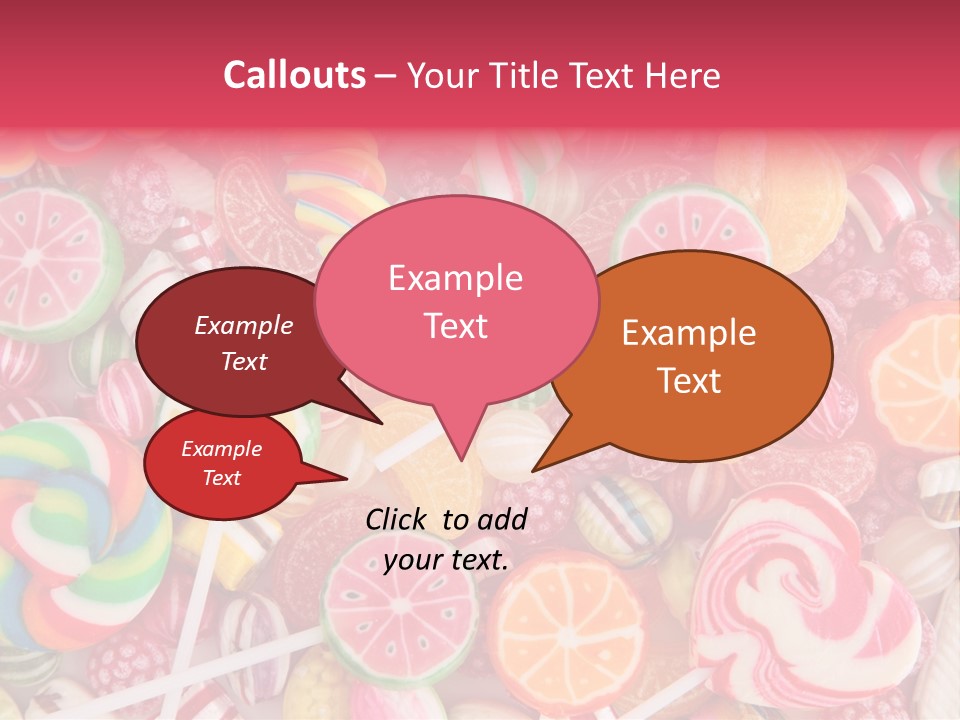 Many Sweet Food PowerPoint Template