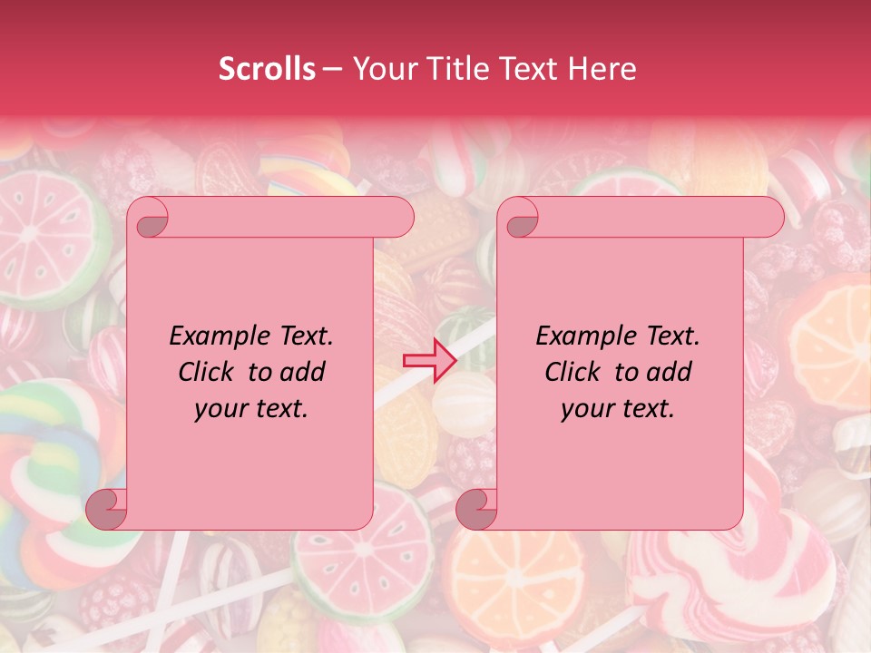 Many Sweet Food PowerPoint Template
