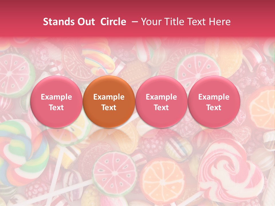 Many Sweet Food PowerPoint Template