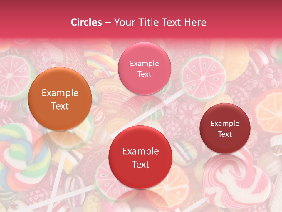 Many Sweet Food PowerPoint Template