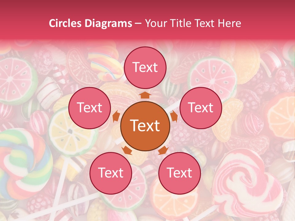 Many Sweet Food PowerPoint Template