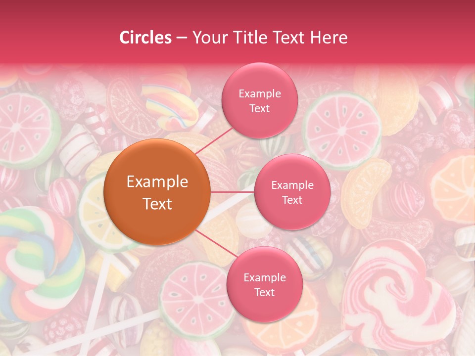Many Sweet Food PowerPoint Template