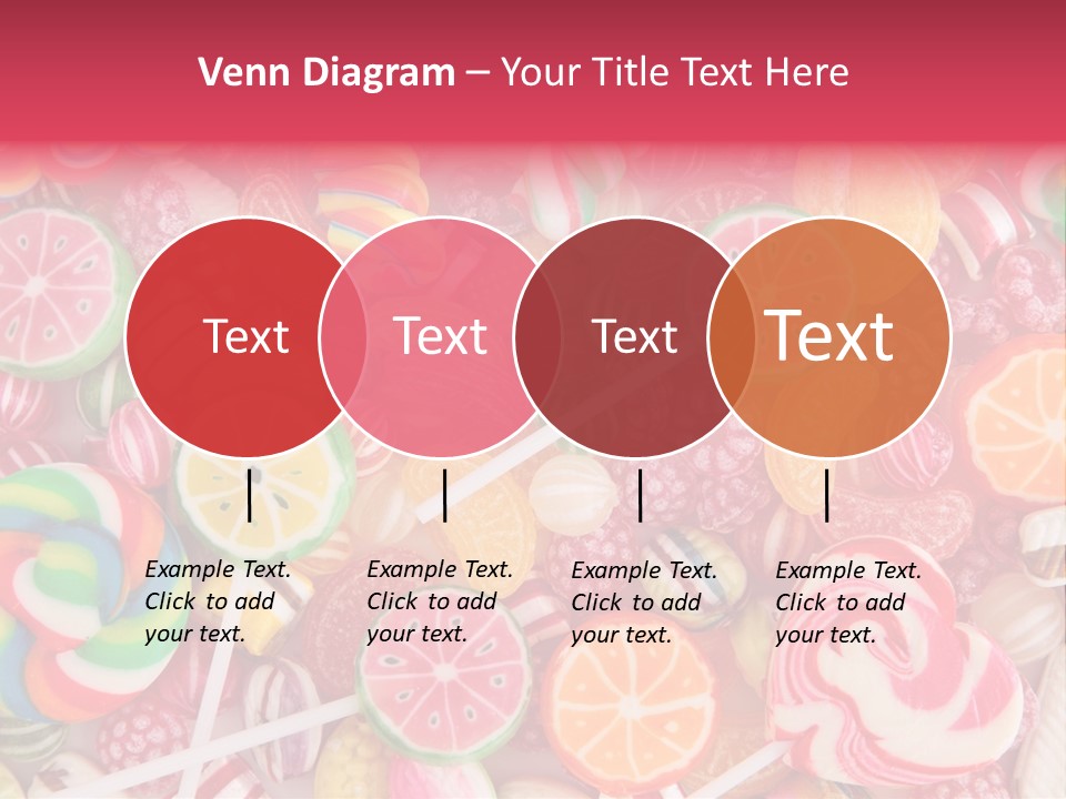 Many Sweet Food PowerPoint Template