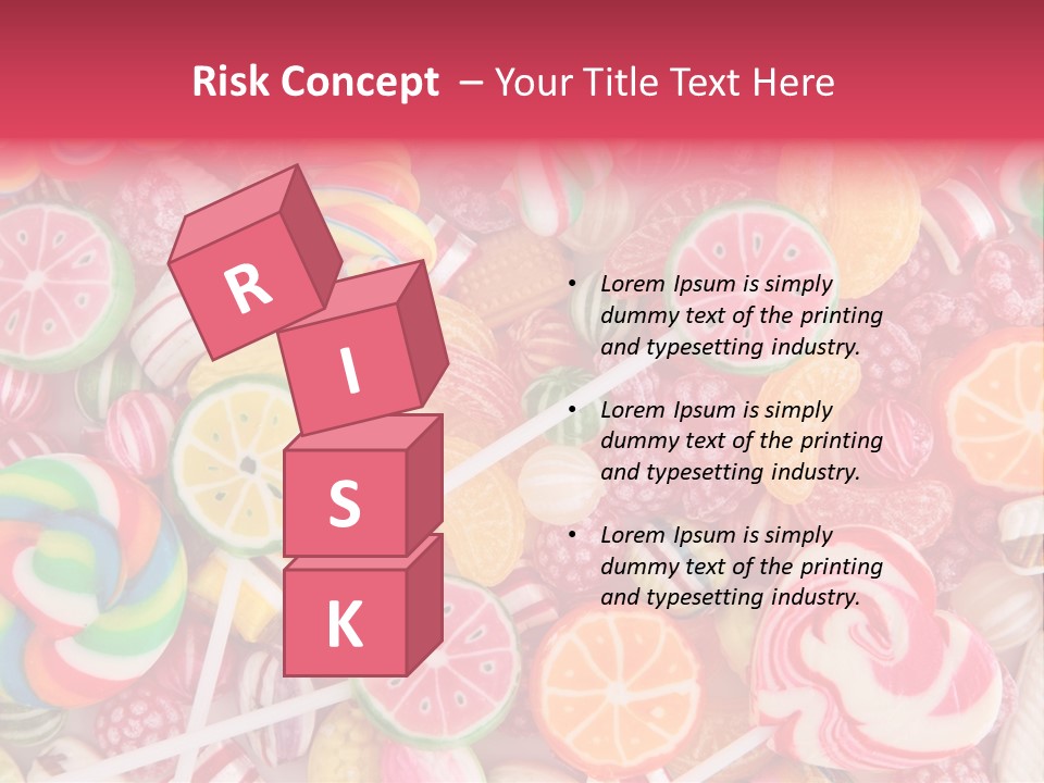 Many Sweet Food PowerPoint Template