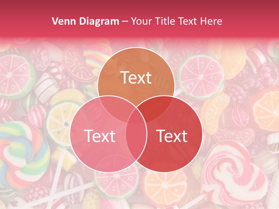 Many Sweet Food PowerPoint Template