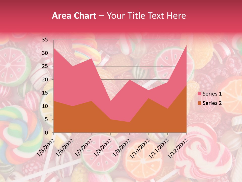 Many Sweet Food PowerPoint Template