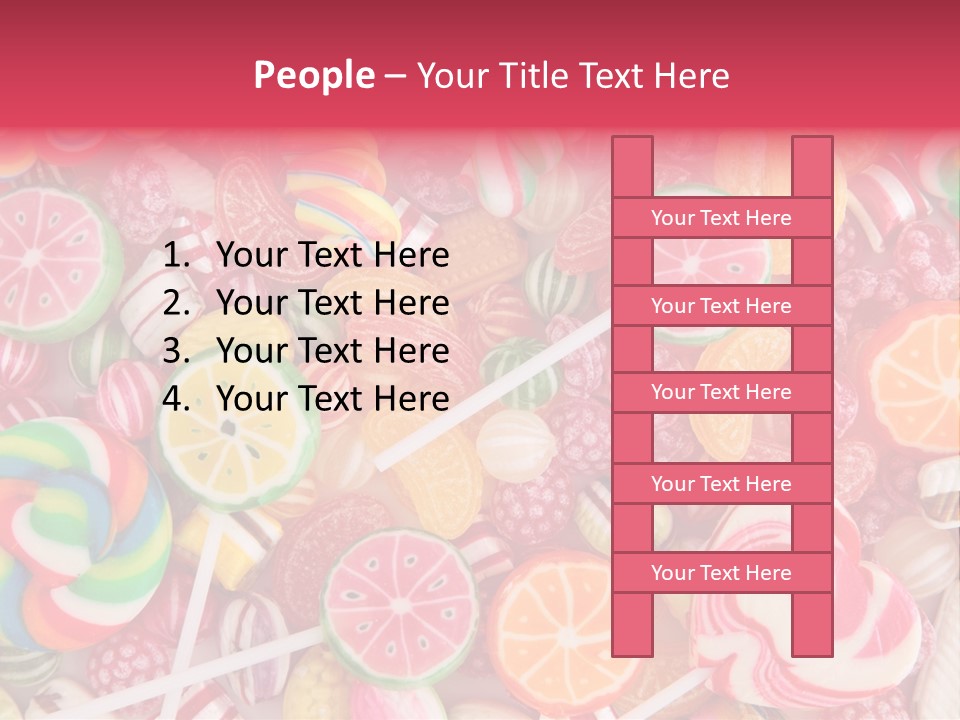 Many Sweet Food PowerPoint Template