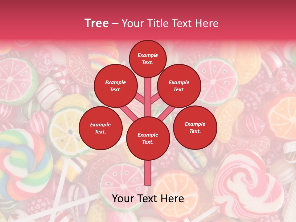Many Sweet Food PowerPoint Template