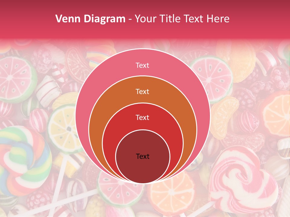 Many Sweet Food PowerPoint Template