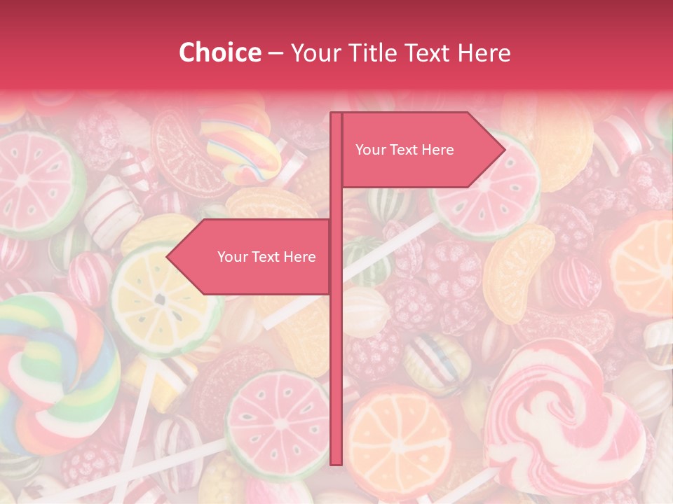 Many Sweet Food PowerPoint Template