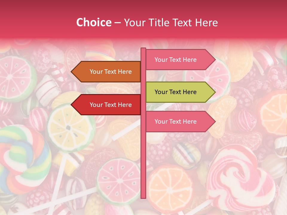 Many Sweet Food PowerPoint Template