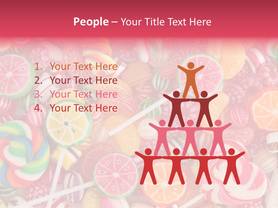 Many Sweet Food PowerPoint Template