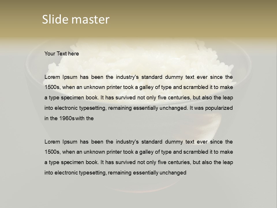 Restaurant Close Long PowerPoint Template