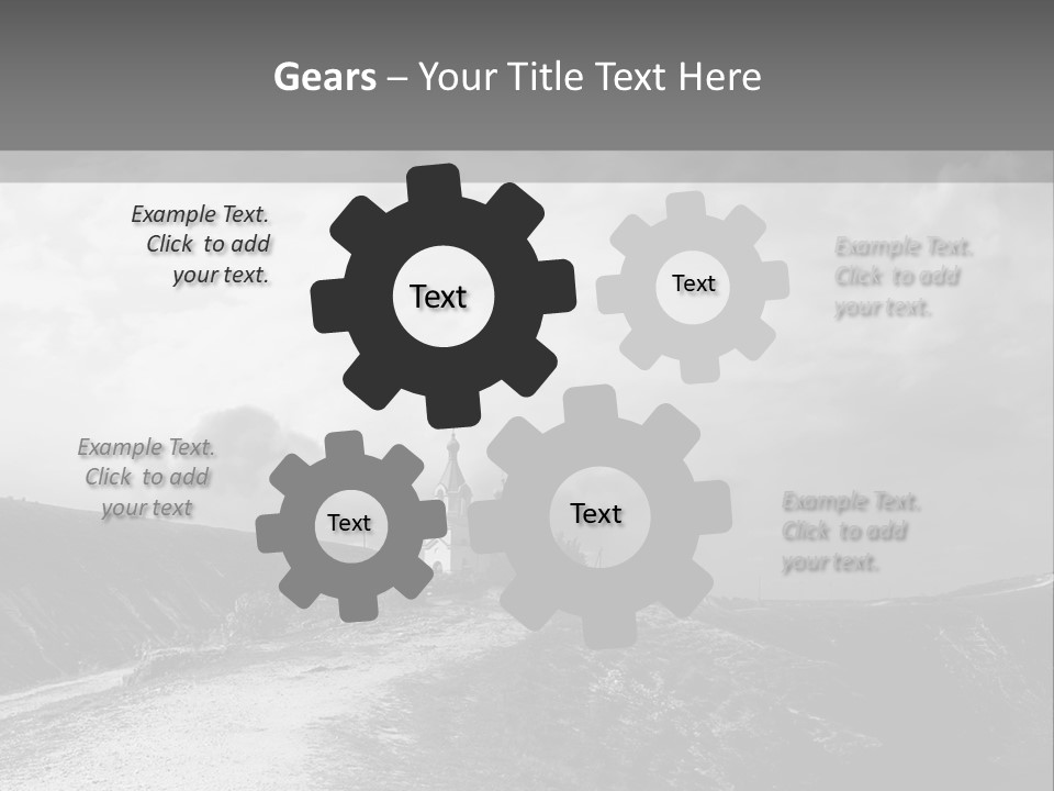 Monastery Architecture Caspoggina PowerPoint Template