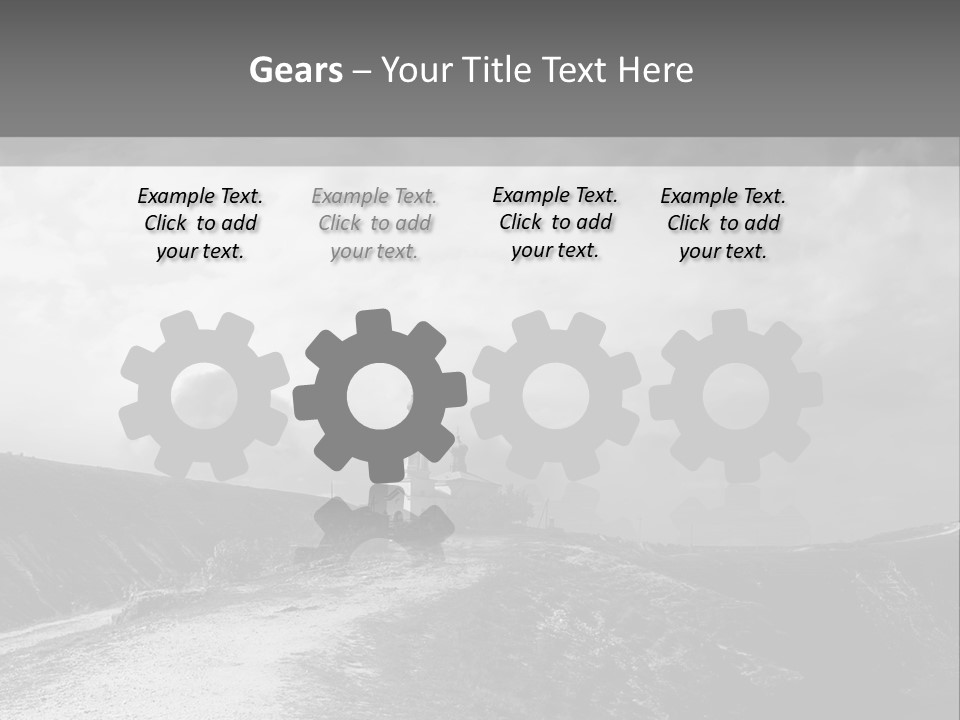 Monastery Architecture Caspoggina PowerPoint Template