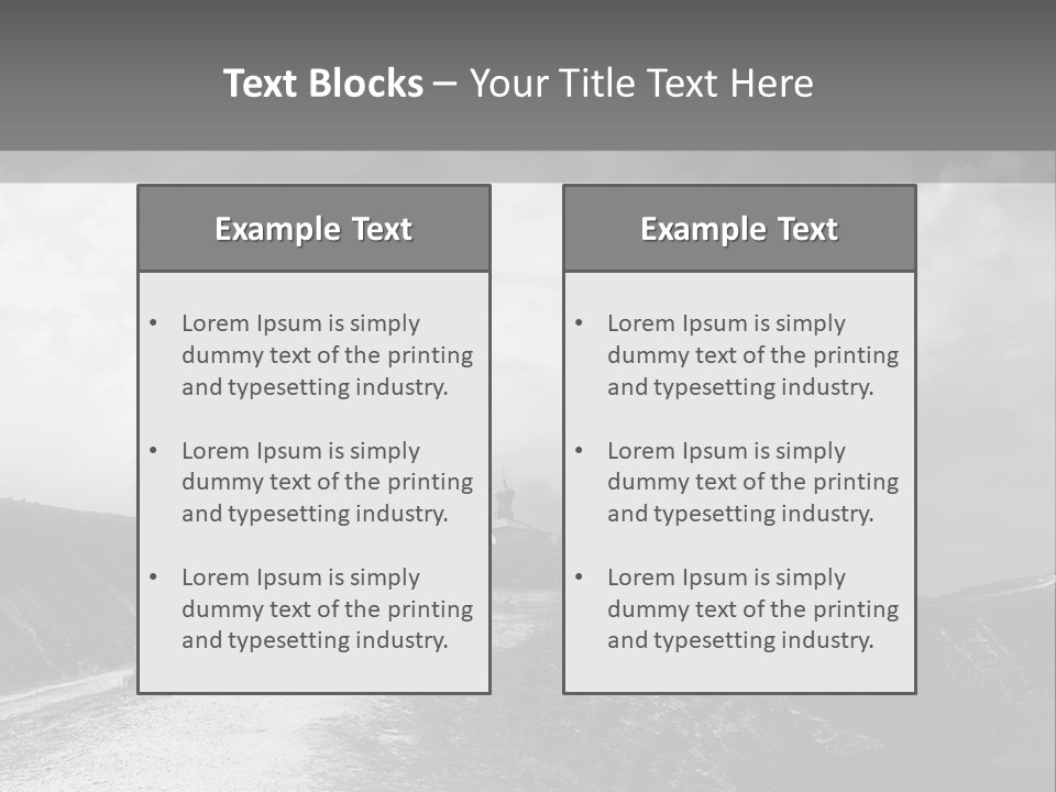 Monastery Architecture Caspoggina PowerPoint Template