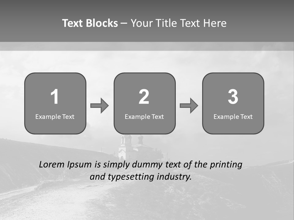 Monastery Architecture Caspoggina PowerPoint Template