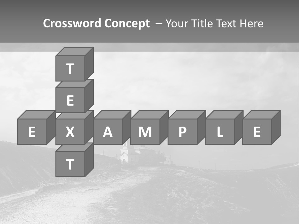 Monastery Architecture Caspoggina PowerPoint Template