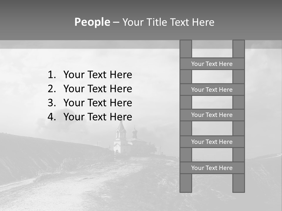 Monastery Architecture Caspoggina PowerPoint Template