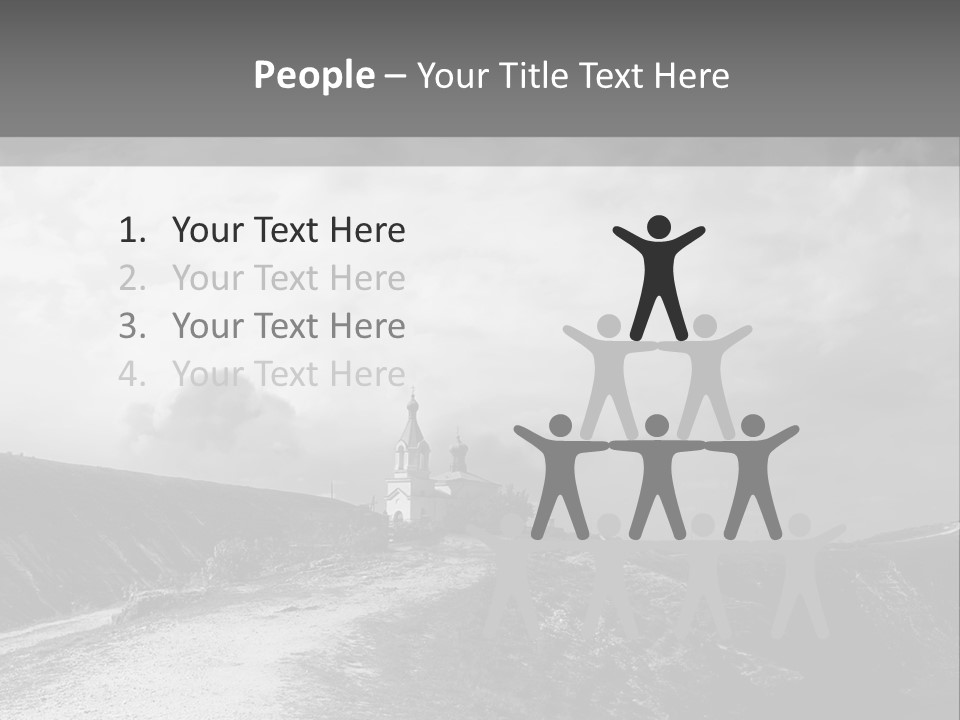 Monastery Architecture Caspoggina PowerPoint Template