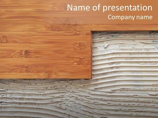 Wooden Pattern Floor PowerPoint Template